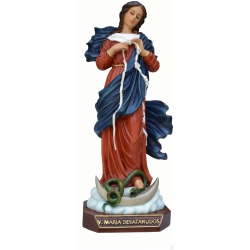 Mary Undoer of Knots 8 Inch, Mary Undoer of Knots Eight Inch, Mary Undoer of Knots Virgin Statue, 8 Inch Mary Undoer of Knots, Eight Inch Mary Undoer of Knots Statue