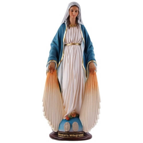 Lady of Grace 17 Inch with rays,Lady of Grace Seventeen Inch with rays,Lady of Grace with rays Statue,17 Inch Lady of Grace with rays,Seventeen Inch Lady of Grace with rays Statue