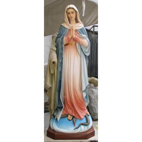 Lady of Mercy 48 Inch Fancy, Lady of Mercy Forty Eight Inch Fancy, Lady of Mercy Fancy Statue, 48 Inch Lady of Mercy Fancy, Forty Eight Inch Fancy Lady of Mercy Fancy Statue