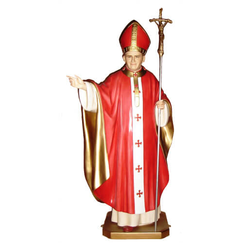 Pope John Paul II 41 Inch,Pope John Paul II Forty One Inch,Pope John Paul II Statue,41 Inch Pope John Paul II,Forty One Inch Pope John Paul II Statue