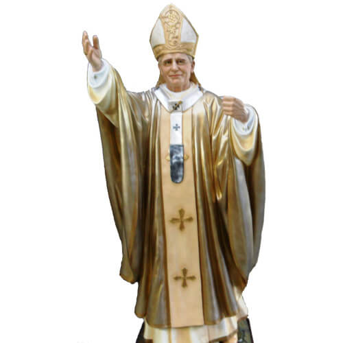 Pope John Paul II 84 Inch, Pope John Paul II Eighty Four Inch, Pope John Paul II Statue, 84 Inch Pope John Paul II, Eighty Four Inch, Pope John Paul II Statue