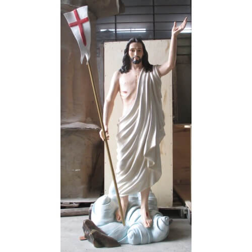 Risen Christ 76 Inch with base,Risen Christ Seventy Six with base,76 Inch Risen Christ with base Statue,Risen Christ with base Statue,Seventy Six Inch Risen Christ with base Statue