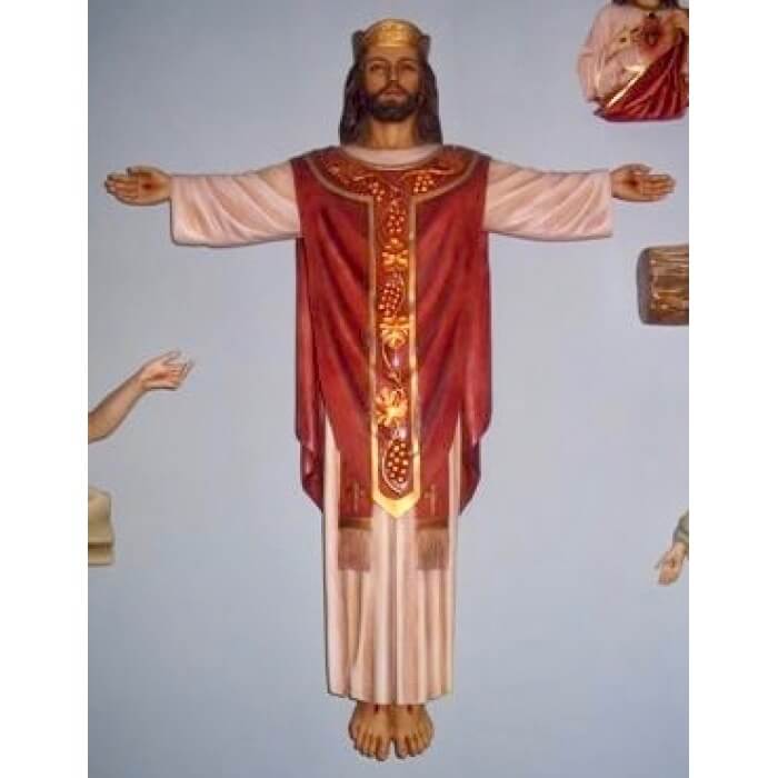 Risen Christ the King 47 Inch, Risen Christ Forty Seven Inch, Risen Christ the King Statue, 47 Inch Risen Christ Statue, Forty Seven Inch Risen Christ the King Statue