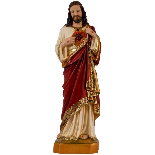 Sacred Heart 12 Inch, Sacred Heart Twelve Inch Statue, Sacred Heart Christ Statue, 12 Inch Sacred Heart, Twelve Inch Sacred Heart Statue