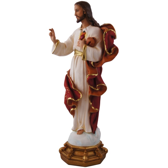 Sacred Heart 18 Inch, Sacred Heart Eighteen Inch Statue, Sacred Heart Christ Statue, 18 Inch Sacred Heart, Eighteen Inch Sacred Heart Statue