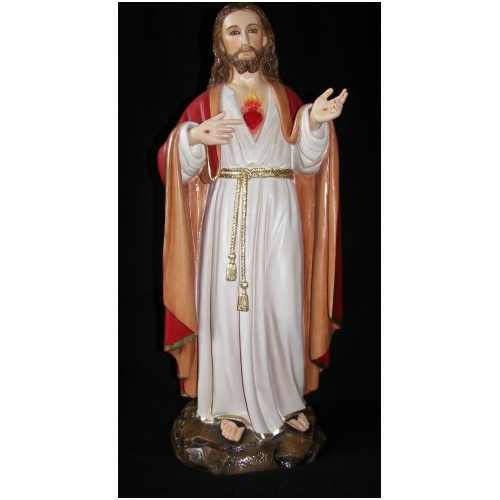Sacred Heart 20 Inch, Sacred Heart Twenty Inch Statue, Sacred Heart Christ Statue, 20 Inch Sacred Heart, Twenty Inch Sacred Heart Statue