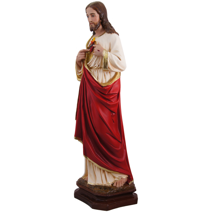 Sacred Heart 25 Inch, Sacred Heart Twenty Five Inch Statue, Sacred Heart Christ Statue, 25 Inch Sacred Heart, Twenty Five Inch Sacred Heart Statue