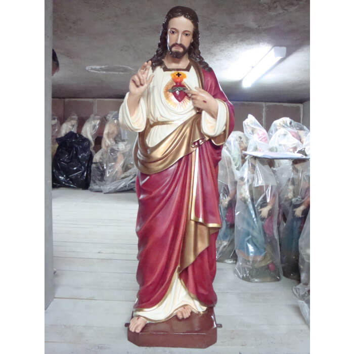Sacred Heart 44 Inch,Sacred Heart Fourty Four Inch Statue,Sacred Heart Christ Statue,44 Inch Sacred Heart,Fourty Four Inch Sacred Heart Statue