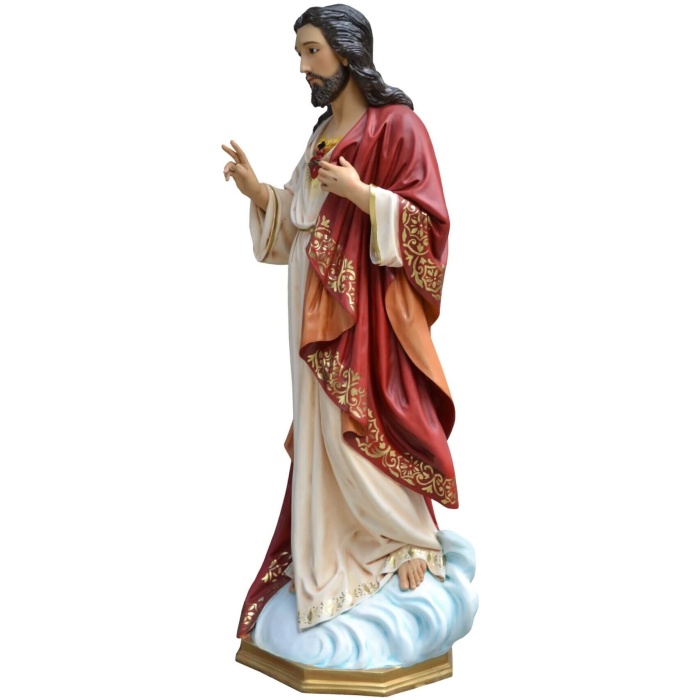 Sacred Heart 60 Inch,Sacred Heart Sixty Inch,Christ Sacred Heart Statue,60 Inch Sacred Heart,Sixty Inch Sacred Heart Statue