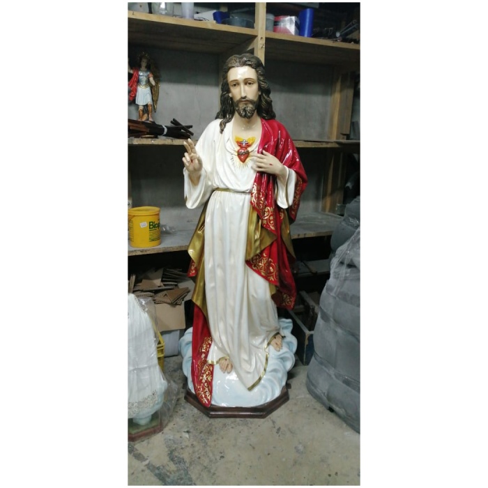 Sacred Heart 60 Inch,Sacred Heart Sixty Inch,Christ Sacred Heart Statue,60 Inch Sacred Heart,Sixty Inch Sacred Heart Statue