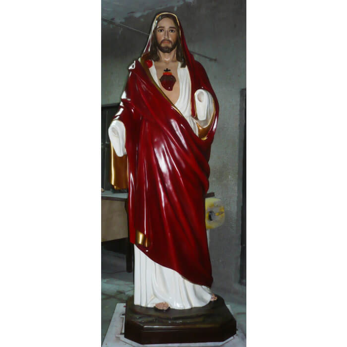 Sacred Heart 78 Inch, Sacred Heart Seventy Eight Inch, Sacred Heart Statue, 78 Inch Sacred Heart,  Seventy Eight Inch Sacred Heart Statue