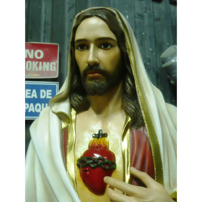 Sacred Heart 78 Inch, Sacred Heart Seventy Eight Inch, Sacred Heart Statue, 78 Inch Sacred Heart,  Seventy Eight Inch Sacred Heart Statue