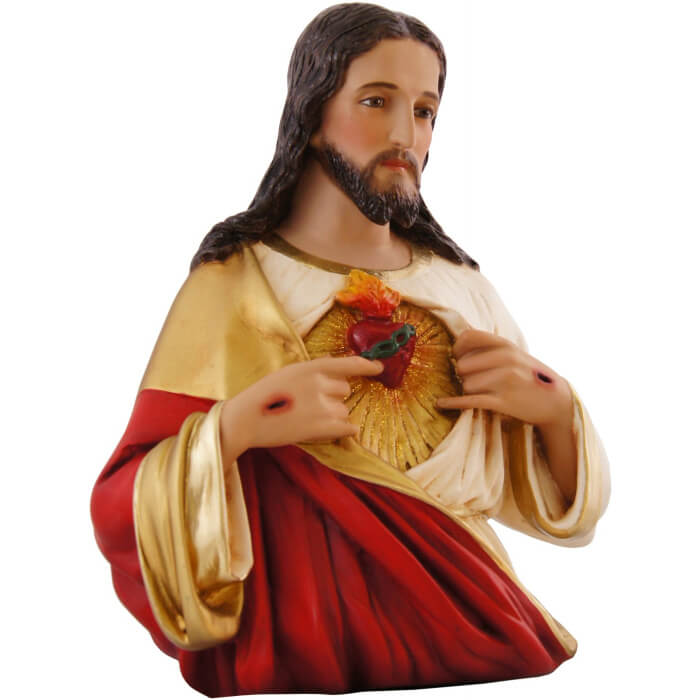Sacred Heart 10 Inch plaque, Sacred Heart Ten Inch plaque, Sacred Heart plaque Statue, 10 Inch Sacred Heart, Ten Inch Sacred Heart plaque Statue