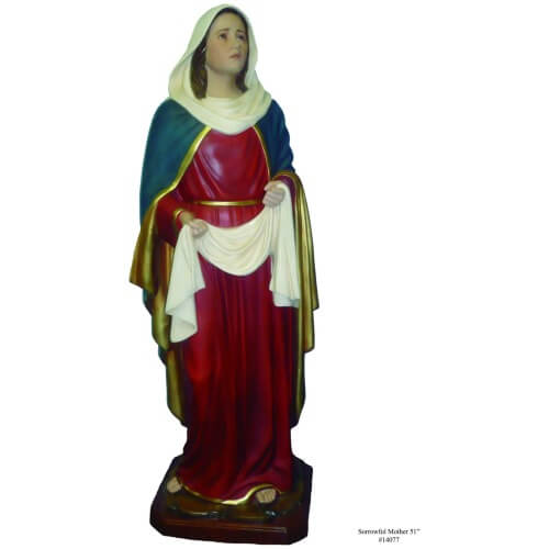 Sorrowful Mother 48 Inch Calvary, Sorrowful Mother Forty Eight Inch, Sorrowful Mother Calvary Statue, 48 Inch Sorrowful Mother Calvary, Forty Eight Inch Sorrowful Mother Calvary Statue