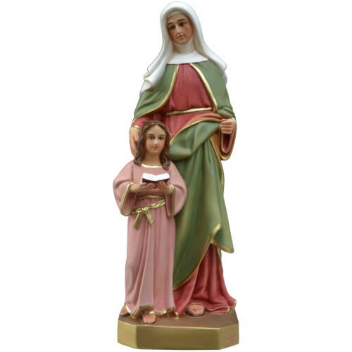 St. Anne 14 Inch,St. Anne Fourteen Inch,St. Anne Saint Statue,14 Inch St. Anne,Fourteen Inch St. Anne Statue