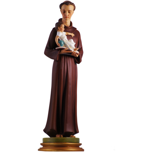  St. Anthony 18 Inch, St. Anthony Eighteen Inch, St. Anthony Saint Statue, 18 Inch St. Anthony Statue, Eighteen Inch St. Anthony Statue
