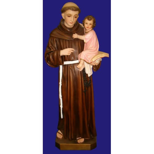 St. Anthony 43 Inch,St. Anthony Fourty Three Inch,St. Anthony Saint Statue,43 Inch St. Anthony Statue,Fourty Three Inch St. Anthony Statue