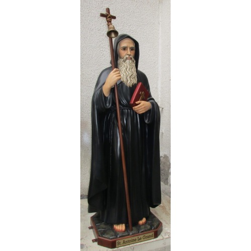 St. Anthony Abad 53 Inch, St. Anthony Abad Fifty Three Inch, St. Anthony Abad Statue, 53 Inch St. Anthony Abad, Fifty Three Inch, St. Anthony Abad Statue