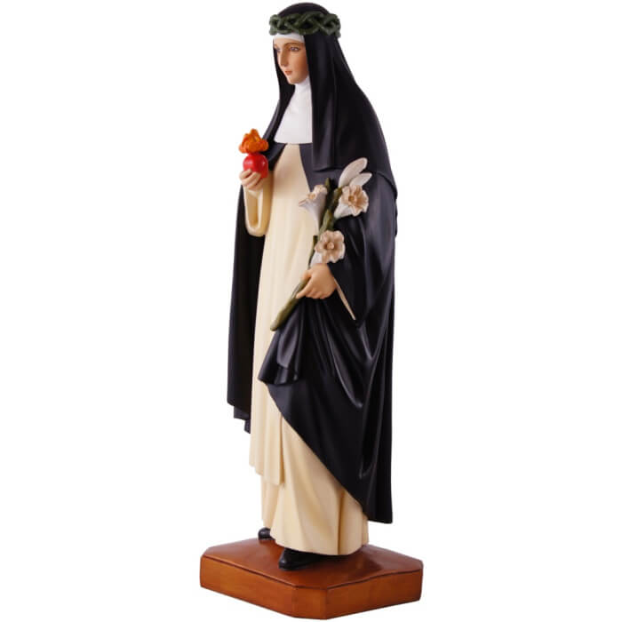 St. Catherine of Sienna 23 Inch, St. Catherine of Sienna Twenty Three Inch, St. Catherine of Sienna Saint Statue, 23 Inch St. Catherine of Sienna, Twenty Three St. Catherine of Sienna Statue