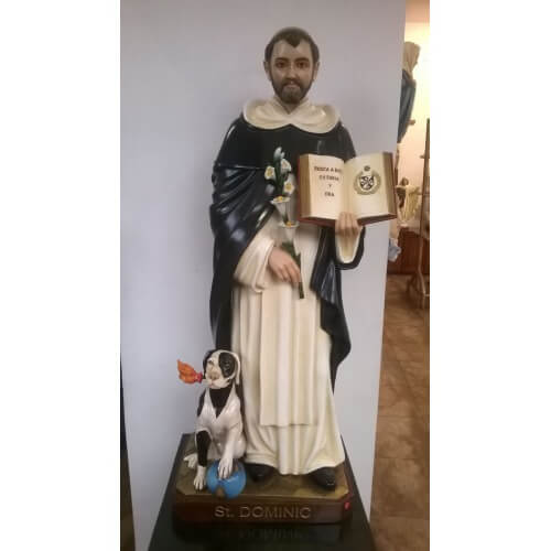 St. Dominick 50 Inch, St. Dominick Fifty Inch, St. Dominick Statue, 50 Inch St. Dominick, Fifty Inch St. Dominick Statue