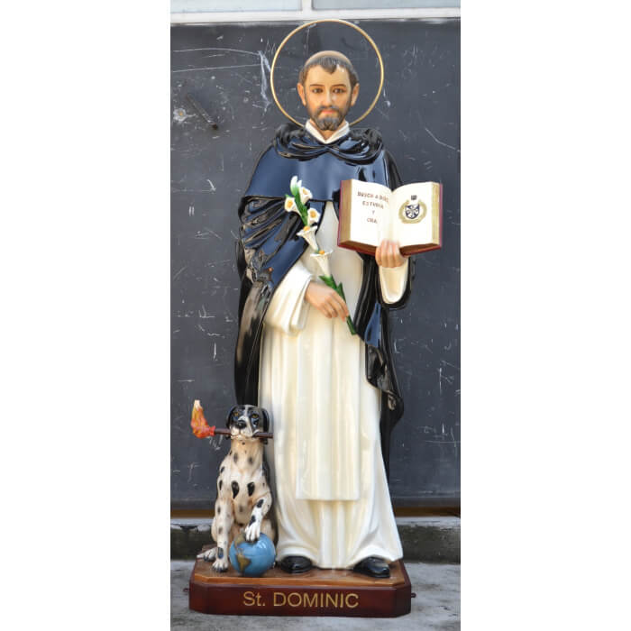 St. Dominick 50 Inch, St. Dominick Fifty Inch, St. Dominick Statue, 50 Inch St. Dominick, Fifty Inch St. Dominick Statue