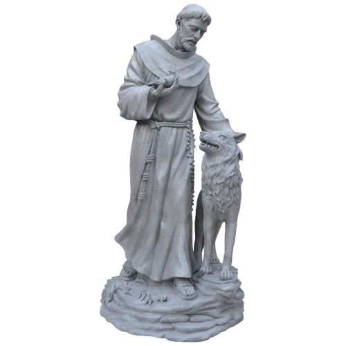St. Francis of Assisi 134 Inch, St. Francis of Assisi One Thirty Four Inch, St. Francis of Assisi Statue, 134 Inch St. Francis of Assisi,  One Thirty Four Inch, St. Francis of Assisi Statue