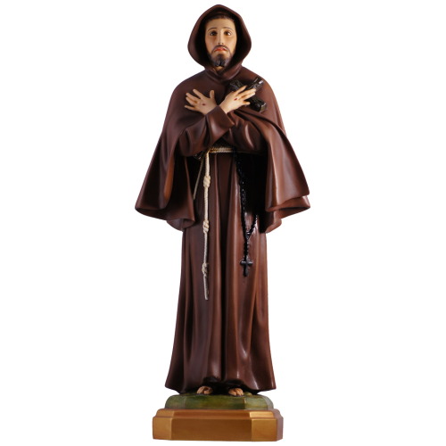 St. Francis 22 Inch with Stigmata, St. Francis Twenty Two Inch Statue, St. Francis with Stigmata Saint Statue, 22 Inch St. Francis Statue, Twenty Two Inch St. Francis Statue