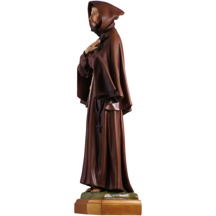 St. Francis 22 Inch with Stigmata, St. Francis Twenty Two Inch Statue, St. Francis with Stigmata Saint Statue, 22 Inch St. Francis Statue, Twenty Two Inch St. Francis Statue