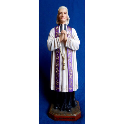 St. John Vianney 12 inch,St. John Vianney Twelve Inch,St. John Vianney Statue,12 Inch St. John Vianney,Twelve Inch St. John Vianney Statue