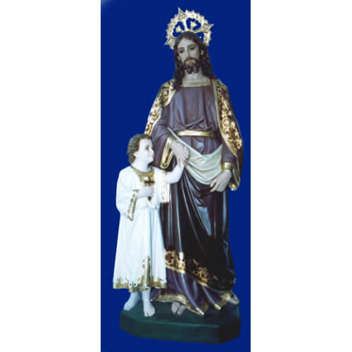 St. Joseph 60 Inch with Jesus, St. Joseph Sixty Inch with Jesus, St. Joseph with Jesus, 60 Inch St. Joseph with Jesus, Sixty Inch St. Joseph with Jesus Statue