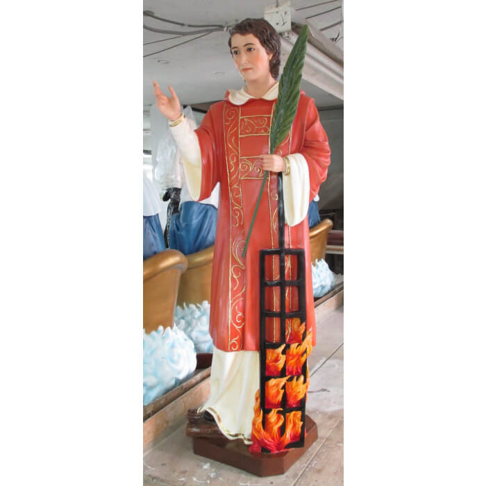 St. Lawrence 48 Inch, St. Lawrence Forty Eight Inch, St. Lawrence Statue, 48 Inch St. Lawrence, Forty Eight Inch St. Lawrence Statue