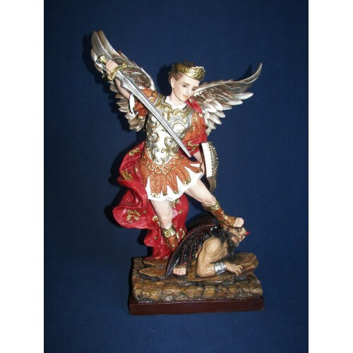 St. Michael Archangel 16 Inch, St. Michael Archangel Sixteen Inch, St. Michael Archangel Statue, 16 Inch St. Michael Archangel, Sixteen Inch St. Michael Archangel Statue