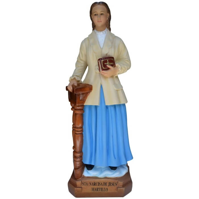 St. Narcissa of Jesus 12 Inch, St. Narcissa of Jesus Twelve Inch, St. Narcissa of Jesus Statue, 12 Inch St. Narcissa of Jesus, Twelve Inch St. Narcissa of Jesus Statue