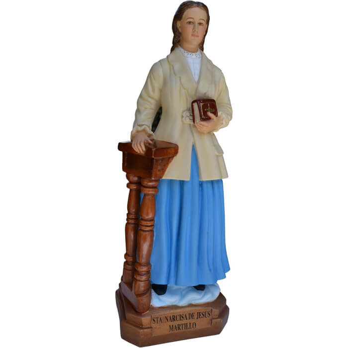 St. Narcissa of Jesus 12 Inch, St. Narcissa of Jesus Twelve Inch, St. Narcissa of Jesus Statue, 12 Inch St. Narcissa of Jesus, Twelve Inch St. Narcissa of Jesus Statue