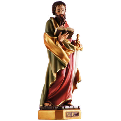 St. Paul 12 Inch Statue, St. Paul Twelve Inch Statue, Saints Statue, Saints 12 Inch Statue, Saints Twelve Inch Statue,