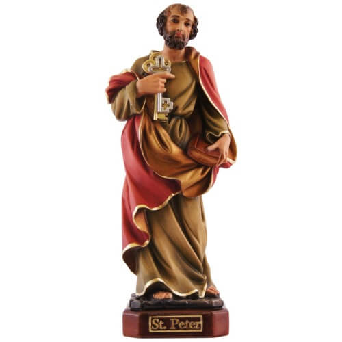 St. Peter 12 Inch Statue, St. Peter Twelve Inch Statue, Saints Statue, Saints 12 Inch Statue, Saints Twelve Inch Statue,