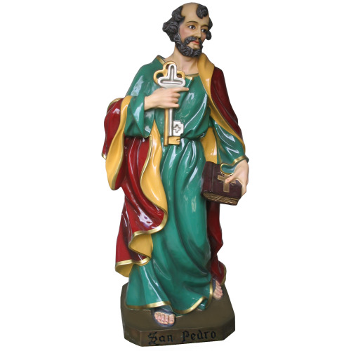 St. Peter 71 Inch, St. Peter Seventy One Inch, St. Peter Saint Statue, 71 Inch St. Peter Statue, Seventy One St. Peter Statue