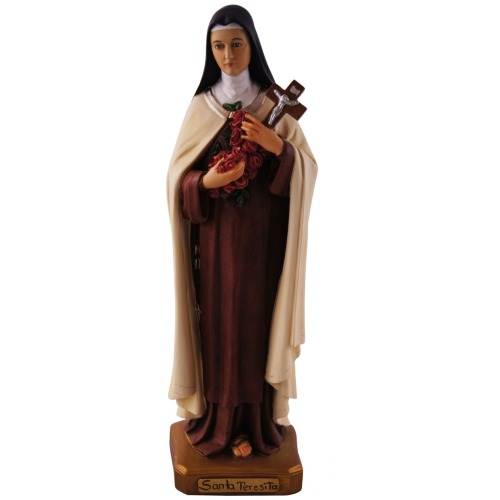 St. Therese 11 Inch, St. Therese Eleven Inch Saint, St. Therese Saint Statue, 11 Inch St. Therese Statue, Eleven Inch St. Therese Statue