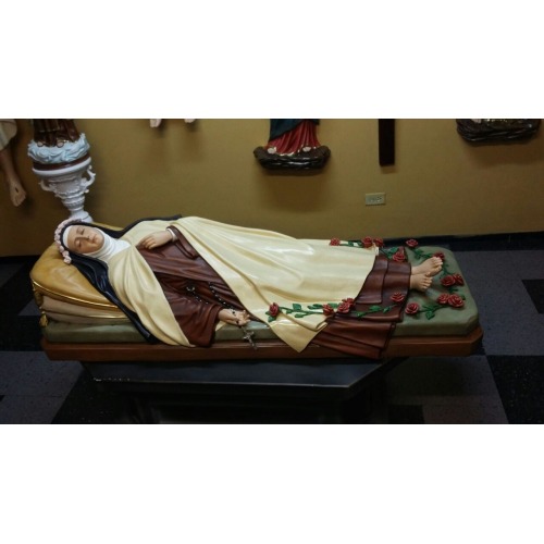 St. Therese 55 Inch death, St. Therese Fifty Five Inch, St. Therese death Statue, 55 Inch St. Therese death, Fifty Five Inch St. Therese death Statue