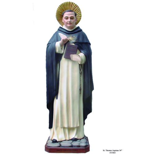 St. Thomas Aquinas 34 Inch,St. Thomas Aquinas Thirty Four Inch,St. Thomas Aquinas Statue,34 Inch St. Thomas Aquinas,Thirty Four Inch St. Thomas Aquinas Statue