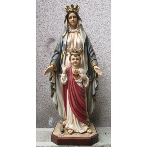 Virgin of the Sacred Heart 40 Inch, Virgin of the Sacred Heart Forty Inch, Virgin of the Sacred Heart Statue, 40 Inch Virgin of the Sacred Heart, Forty Inch Virgin of the Sacred Heart Statue