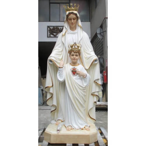 Virgin of the Sacred Heart 88 Inch,Virgin of the Sacred Heart Eighty Eight Inch,Virgin of the Sacred Heart Statue,88 Inch Virgin of the Sacred Heart,Eighty Eight Inch Virgin of the Sacred Heart Statue