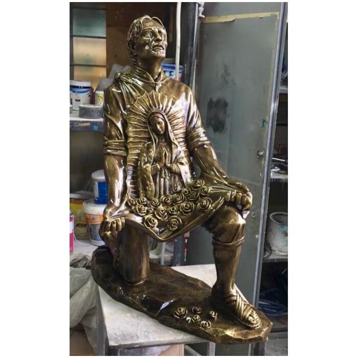 juan diego 41" kneeling