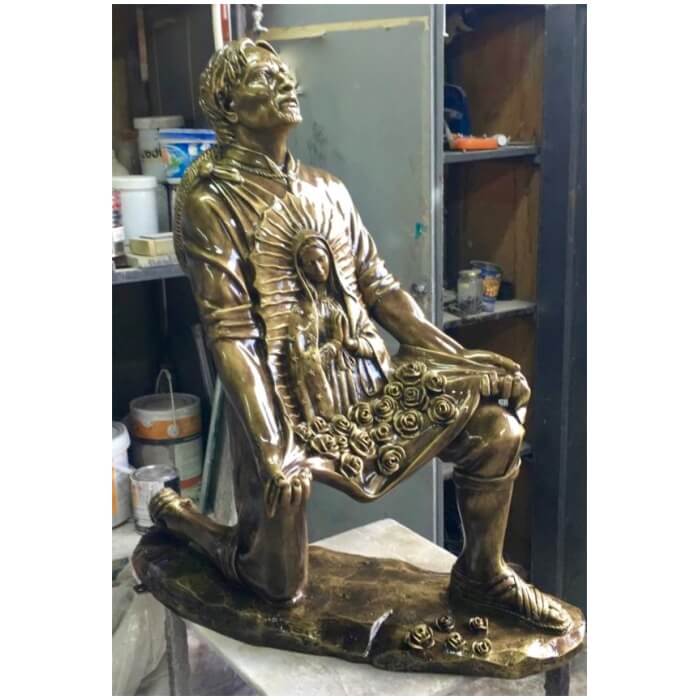 juan diego 41" kneeling